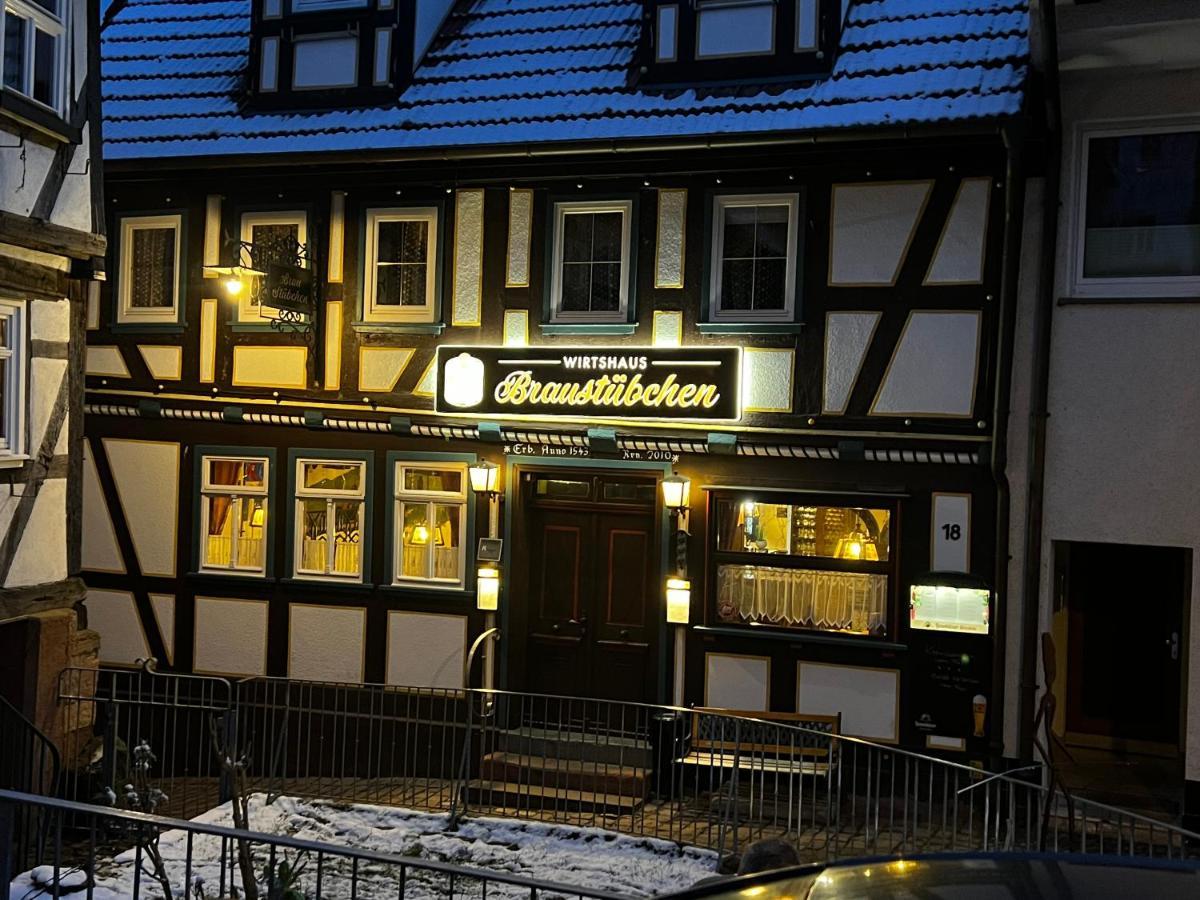 Hotel Gaststätte Braustübchen Schlitz Exterior foto